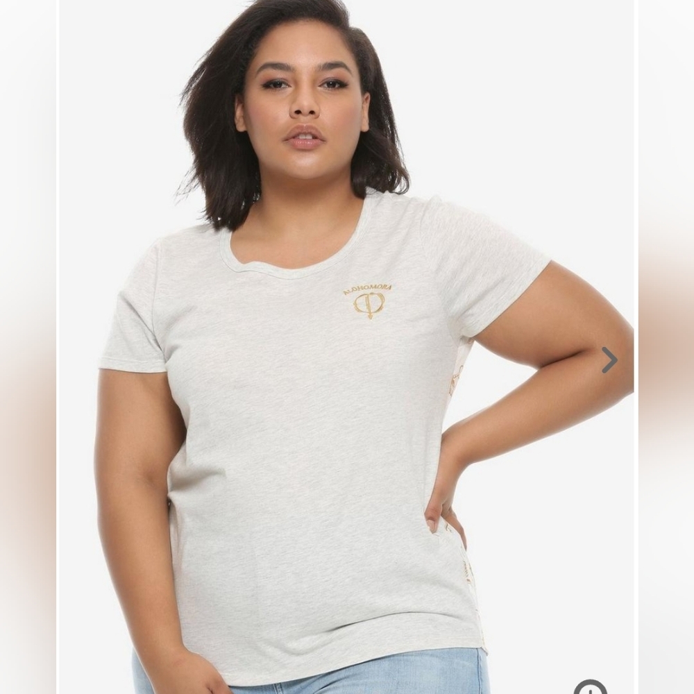 Harry Potter Charms Chiffon Back T-Shirt Plus Size